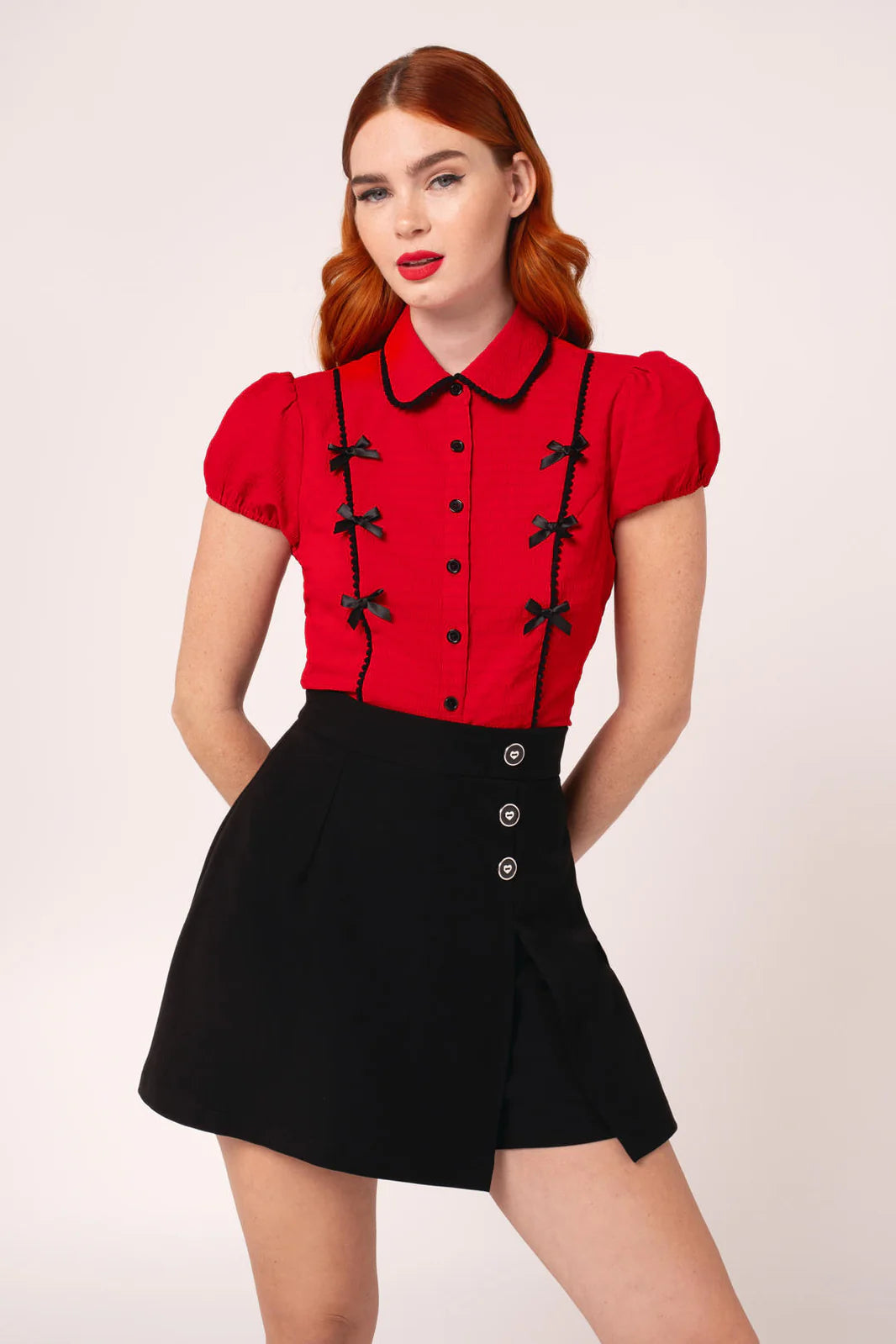Casey Blouse Red