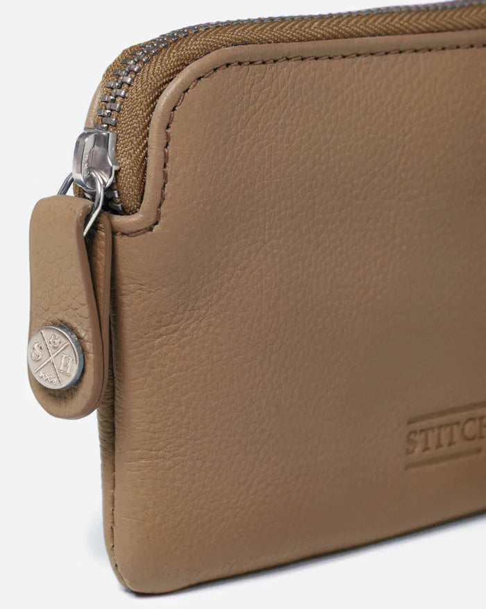 Lucy Leather Pouch Oak