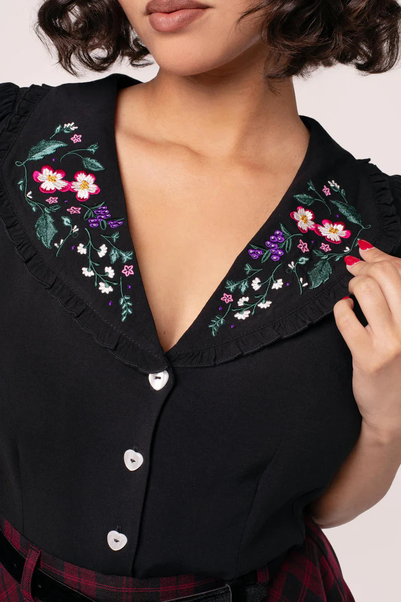 Winnie Blouse Black